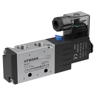 GTWSNS台湾山耐斯集团电磁阀4v210-08电子二位五通气动电磁控制阀