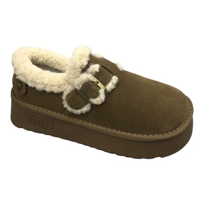 品牌撤柜2025圆头加绒勃肯鞋