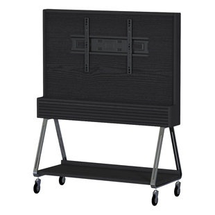 自在可移动电视机架带轮现代简约客厅落地复古大气显示器支架挂架