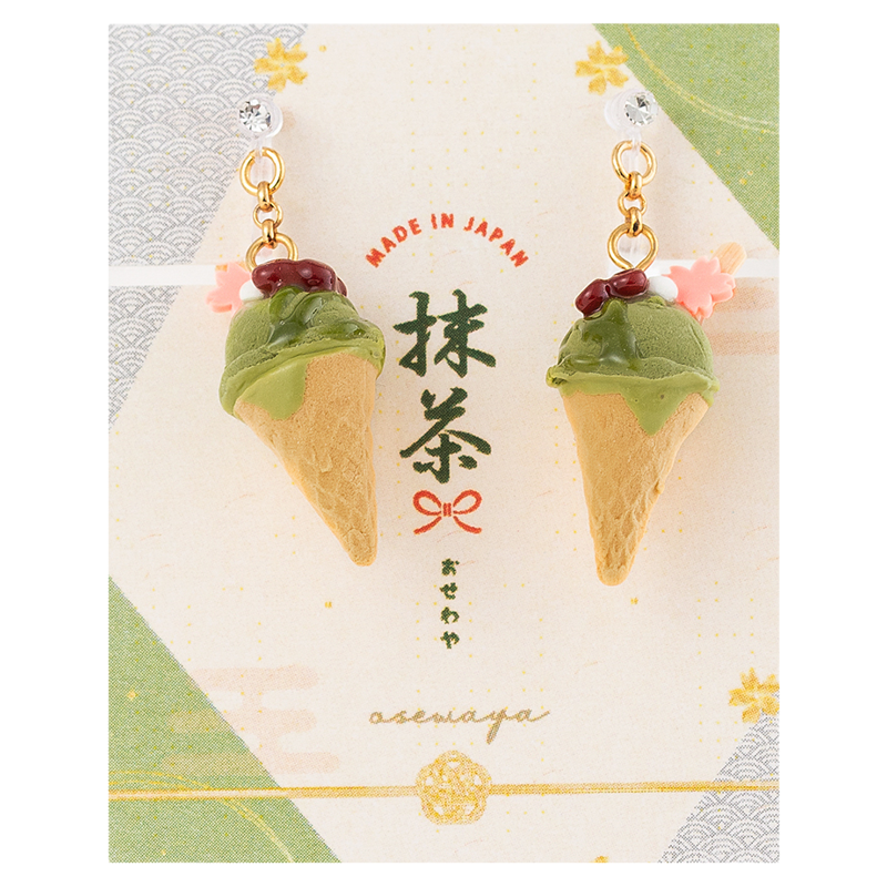 OSEWAYA冰淇凌耳夹无耳洞耳饰