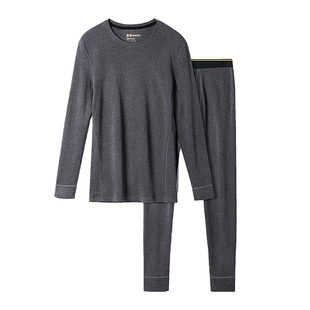 發围男士保暖套装大码保暖内衣冬季发热打底秋衣秋裤修身加绒内搭