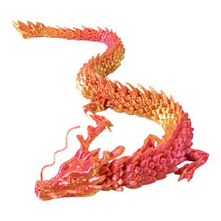 中国龙玩具正版夜光龙3D打印龙关节可活动仿真哪吒敖丙摆件模型