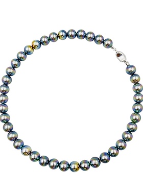 炫彩复古珍珠项链女轻奢小众设计