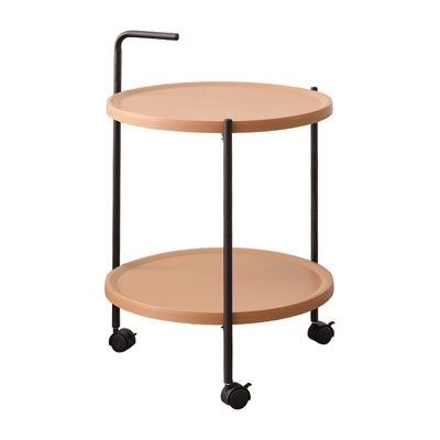 现代简约零食小推车置物架茶几小户型边几床头可移动静音轮小桌子