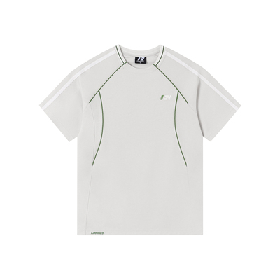 FORNINES速干抗菌运动短袖T恤男女情侣夏季凉感撞色球衣宽松上衣