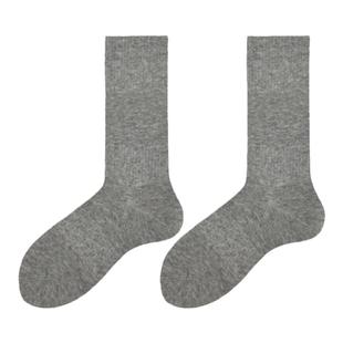 基础款百搭长筒袜棉袜运动袜中筒袜子男春夏款吸汗弹力高筒无骨