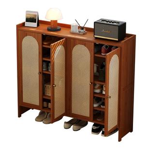 鞋架家用室内好看多层防尘款楠竹鞋柜2025新款入户门鞋子收纳神器