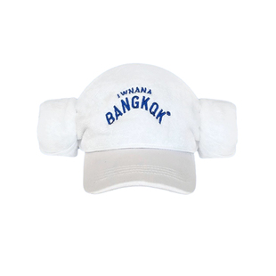 泰国小众设计字母刺绣桑拿鸭舌帽女创意轻亚风朋克毛巾棒球帽子潮