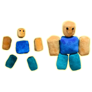 爆款现货ROBLOX Forsaken noob毛绒玩具游戏公仔孩子礼物玩具收藏