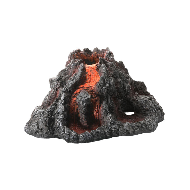 树脂仿真火山岩浆海鱼缸造景摆件