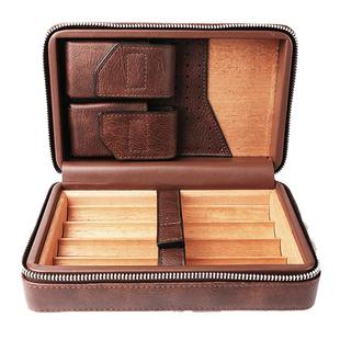 雪茄盒便携雪茄保湿盒雪茄包套装工具雪松木旅行包大容量雪茄烟盒