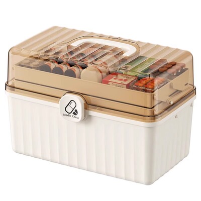 家用医药箱家庭装药物收纳盒