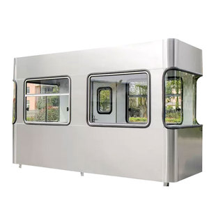 荣东不锈钢岗亭保安亭户外可移动小区门卫值班室定制高速路收费亭