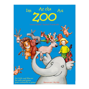 在动物园 大提琴和钢琴 捷法利克 塔多夫斯基 骑熊士乐谱书 Cofalik Twardowski At the Zoo for Cello and Piano BA8124