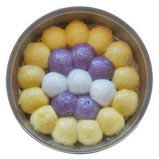 粘豆包东北特产年豆包手工包制黄白生豆包糖年糕大黄米黏豆包