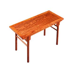 大果紫檀平头案中式供案神台平头案缅甸花梨木明式经典刀牙条案