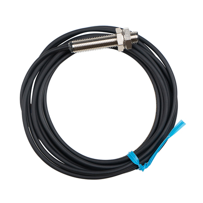 至璨M12电感式防水接近开关金属感应传感器24V三线NPN常开PNP常闭