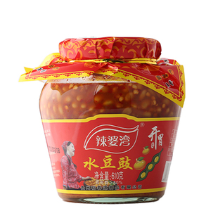 贵州特产水豆豉老坛风味水豆豉下饭凉拌菜蘸水调料水豆食瓶装610g
