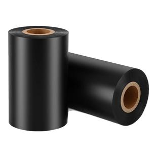 全树脂基碳带110x300增强亚银碳带打印纸 哑银纸不干胶标签色带卷 印刷覆光膜亚膜PET标签条码打印机进口碳带
