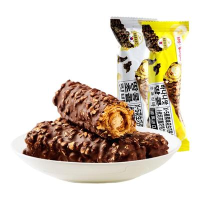 来伊份花生巧克力棒500g美味抗饿