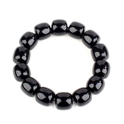 知梳世家天然牛角佛珠手串