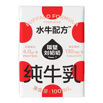 【U先入仓派】隔壁刘奶奶水牛配方奶100ml单盒-剩余保质期 ≤60天