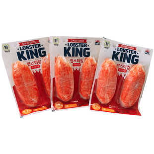 韩国即食蟹棒思潮大林鳕龙虾模拟蟹肉韩国即食龙虾棒蟹肉 3袋包邮