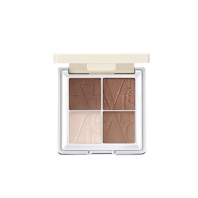 AVVA艾微奢彩四色眼影盘 小盘便携大地色哑珠光艾薇旗舰官方正品