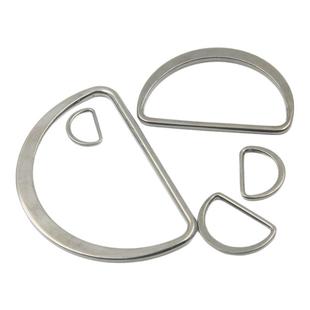 金属D字扣 半圆扣 D形连接环扣 DIY材料五金箱包背包配件纽扣扣子