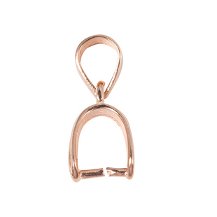 925纯银项链扣子接头万能扣配件翡翠玉坠瓜子扣18k金吊坠扣头卡扣