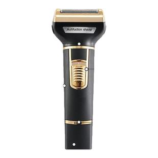 可拆卸可换14500锂电池剃须刀理发器多功能三合一电动男士刮胡刀
