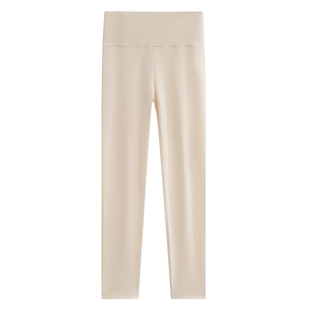 秋裤女款高腰精梳莱卡棉女士保暖裤秋冬打底裤棉毛裤加厚线裤薄款