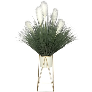 芦苇草仿真花客厅摆件假花室内装饰摆设狗尾巴草落地绿植造景花束