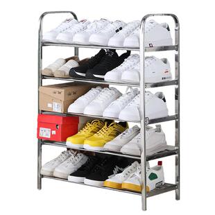 不锈钢鞋架多层简易鞋架子收纳鞋柜子组装宿舍家用好看经济型鞋架