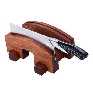 泰老砧板菜板架进口乌檀木实木防潮简易切菜板置物架刀架厨房用品