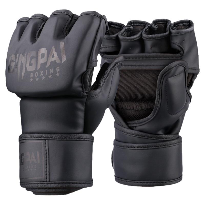 mma拳击手套半指拳套成人男女散打泰拳搏击训练ufc专业儿童打沙袋