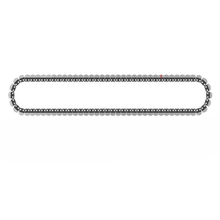 铁成切墙机链条混凝土切割机金刚石合金链条导板配件AC829-350