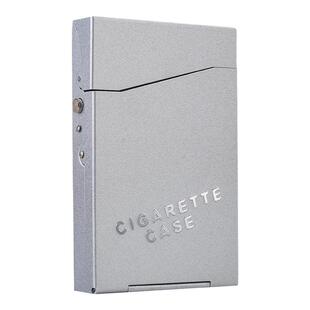6.5mm中支烟盒18支装男女士创意金属中细专用烟盒铝合金便携烟具