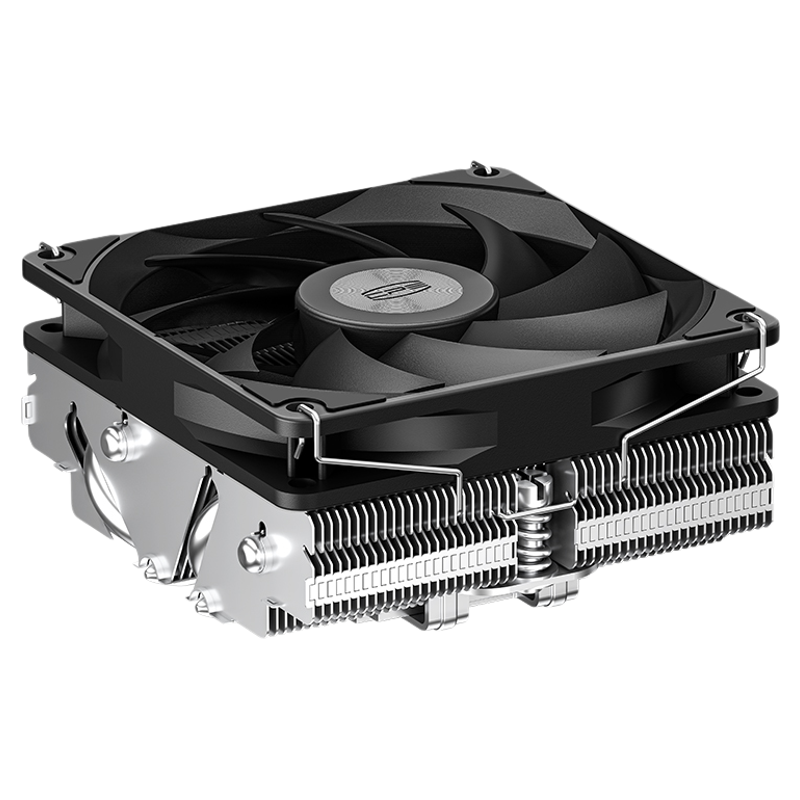 超频三（PCCOOLER）RC400下压式风冷CPU散热器薄塔47mm台式机电脑