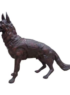 纯手工垄上行黄铜装饰现代室外