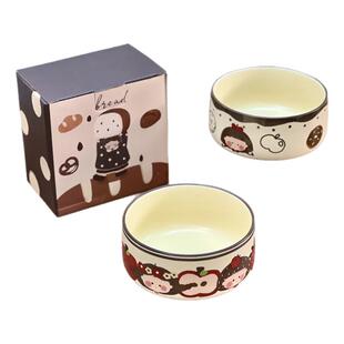 316不锈钢儿童耐摔米饭碗小学生大号饭碗酸奶碗少女可爱碗甜品碗