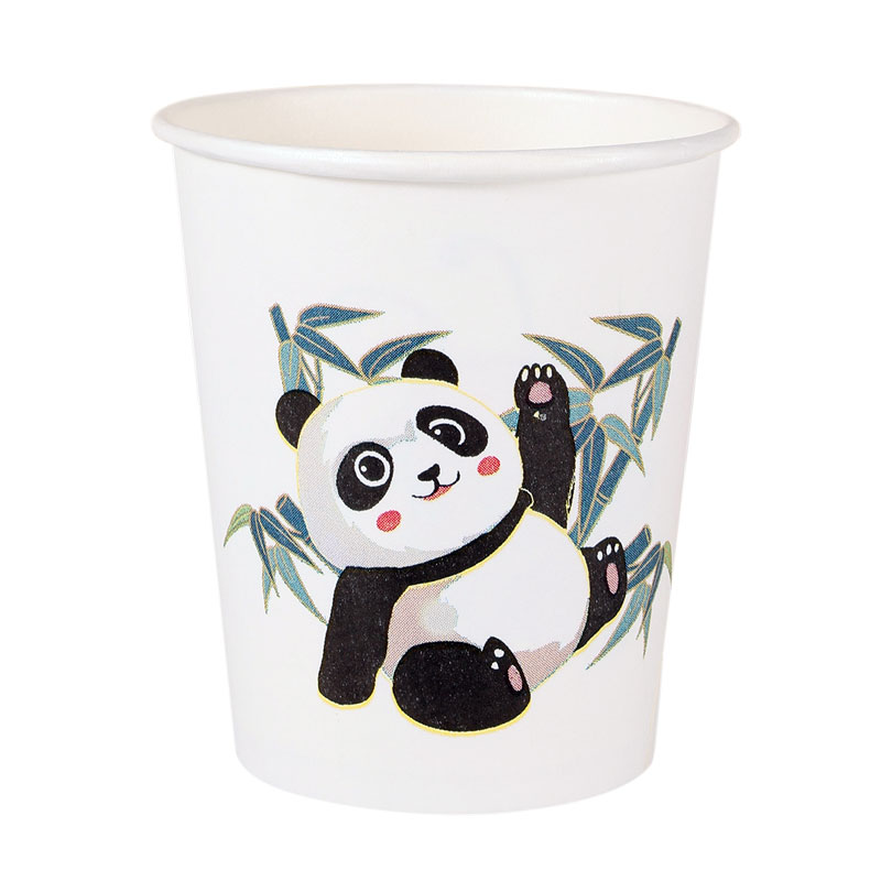 一次性纸杯子家用批发加厚茶水杯整箱办公商用结婚纸杯定制印LOGO
