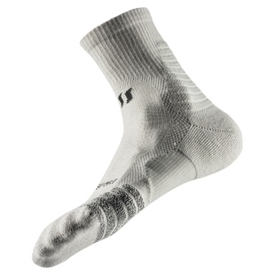 球员通道Bassport中筒运动袜子男薄款训练跑步透气吸汗篮球袜风鸟