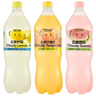 柠檬共和国云雾沙糖桔柠檬芭乐气泡水果汁年货饮料1.25L礼盒装