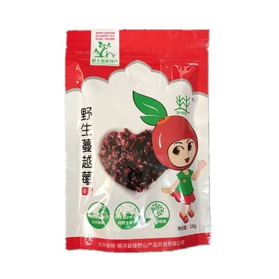 野生蔓越莓干无糖渍100g泡茶包邮