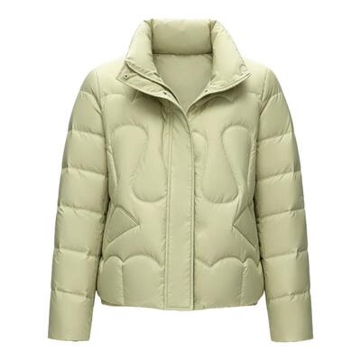 短款羽绒服雪中飞立领