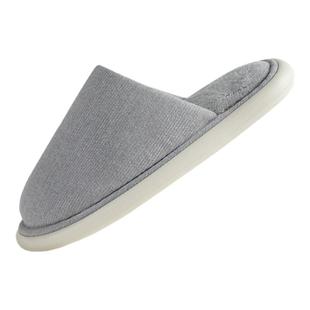 网易严选棉拖鞋2025新款秋冬室内居家防滑保暖加绒厚底情侣棉拖女