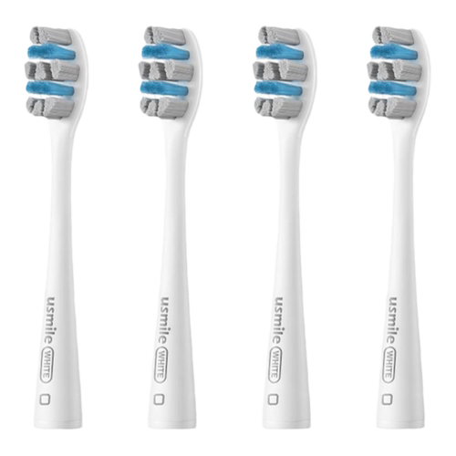 笑容加usmile电动牙刷头亮白褪色刷丝软毛成人通用适配电刷P/Y/U