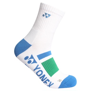 YONEX尤尼克斯羽毛球袜子男加厚毛巾袜中筒短袜网球专用运动袜