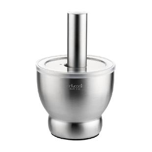 onlycook不锈钢蒜臼子家用捣碎神器擂钵石臼舂钵捣蒜器研磨器研钵